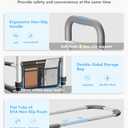 Bed Rails for Elderly Adults Height Adjustable Bed Assist Rail for Seniors Safety Bed Handle with Leg