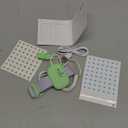 Bed Wetting Alarm for Kids, USB Rechargeable, Pee Alarms with Loud Sound & Strong Vibration, Potty Training for Children,Green