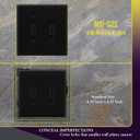 ENERLITES Mid-Size Toggle Light Switch Wall Plate, Midway Size 2-Gang 4.88" x 4.92", Unbreakable Polycarbonate Thermoplastic, UL Listed, 8812M-BK-5PCS, Black (5 Pack)
