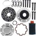 NewYall Driveshaft Propshaft CV Joint Repair kit 932-306 for Jeep Wrangler 2007-2016 Front Rear Drive Shaft Propeller Bolt Constant Velocity Joint Boot Lock Tie and Grease Set