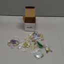 7 PCS Crystal Suncatcher, Hanging Suncatchers with Crystals Light, Sun Catchers Indoor Window Catcher with Prism Pendants Agate Slices,Tree of Life Crystal Suncatchers Indoor Outdoor Home Garden Decor