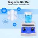 Slendor Magnetic Stirrer SH-2 Hot Plate Mixer Max 520 Lab Hotplate Stirrer 2000 RPM Stir Plate with Thermometer, Stir Bar and Support Stand