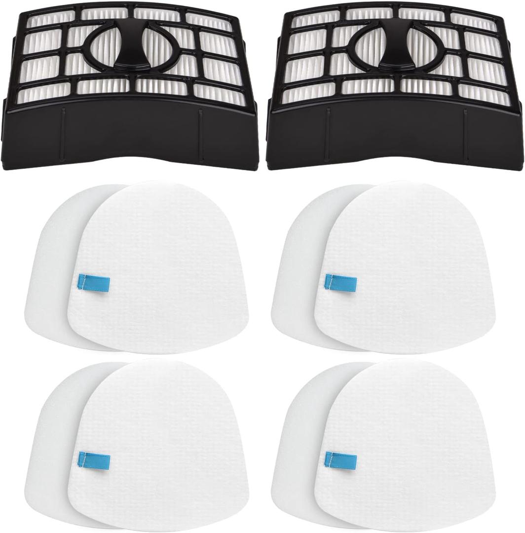 Laukowind Replacement for Shark Navigator ZU560, ZU561, ZD201, ZU562, ZU572, UV650ZU560C FilterZero-M Lift-Away Speed Upright Vacuum Part XFFK560, XHEPA5604 Foams and 4 Felt Filters and 2 Filter