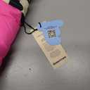 Queenmore Warm Dog Winter Coat, Cold Weather Waterproof Snow Jacket with Reflective Hoodie, Long Sleeves for  Dogs (Pink), S