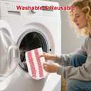 Mop Pads Replacements Compatible with Cedar H2prO Flat Mop - Microfiber Mop Replacement Heads for Cedar/Vileda H2prO Flat Floor Mops - Washable Pad for Floor Cleaning - 3Pack