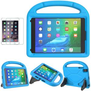 SUPLIK Kids Case for iPad mini 5/4/3/2/1 (7.9"), Durable Shockproof Protective Handle Bumper Stand Cover with 2*Screen Protectors for 7.9 inch Apple iPad mini 5th/4th/3rd/2nd/1st Generation, Blue