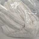 Pallene Faux Fur Plush Throw Pillow Covers 18x18 Set of 2, Luxury Soft Fluffy Striped Decorative Pillow Covers for Sofa, Couch, Living Room, Cream White