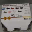 Homemate Heated Blanket Electric Throw - 50"x60" Heating Blanket Throw 1/2/4/6/8 Hours Auto-Off 10 Heat Level Over-Heat Protection Flannel Sherpa ETL Certification (01 - Light Grey)