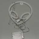 Neon Alien Head Sign,1Pc Green and Purple Alien Neon Light USB or 3-AA Battery Powered Cool Funny Anime Light up Neon Sign for Kids Bedroom Game Room Wall Art Decor