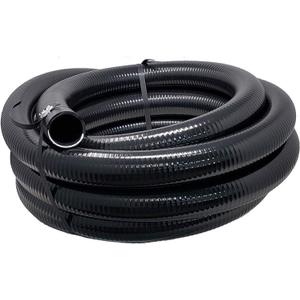 Sealproof Flexible PVC Pipe 1-1/2 Inch Dia Hose 25 FT Length, Black Tubing, Schedule 40, Premium Quality Made in USA