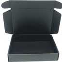 Black Cardboard Shipping Box 14 x 10 x 2.2 Inch Corrugated Packaging Storage Boxes 10 Pack (Inside Size: 13.5 x 10 x 2.1")