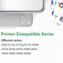 901XL Ink Cartridges High Yield (2-Pack, Black) Compatible 901XL Ink Cartridges Replacement for HP 901 XL Ink for Officejet 4500 J4524 J4540 J4550 J4580 J4624 J4680 Printer