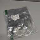 Men's Basketball Single Leg Tight Sports Pants 1/2 One Leg Compression Pants Athletic Base Layer Underwear (Black, XS)