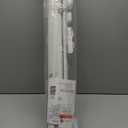 28" Tall Retractable Dog Gate, 80" Wide Reinforced Retractable Baby Gates with Support Rods, Walk Through Baby Gate Easy Step-Over Short Pet Gate Small Dog Gate, Puppy Gates for Doorways/Stairs, White