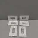 CML Jumbo Decorator Wall Plate, 6 Pack Oversized Electrical Outlet Receptacle Covers, 1Gang White Switch Plates, OverSize 3.5” x 5.5”, Impact Resistant, ETL Listed