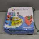 Rotating Art Supply Organizer for Kids, Crayon Caddy for Kids Desk or Pencil and Marker Holder for Teachers, Classroom Arts and Crafts and Homeschool School Supplies Storage