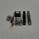 E Track Folding Fixed Shelf Brackets 2 Pcs 8 inch Black Heavy Duty Metal DIY E-Track Collapsible Shelf Hinge Etrack Accessories for Workbench Table Shelves in Enclosed Trailer, Truck