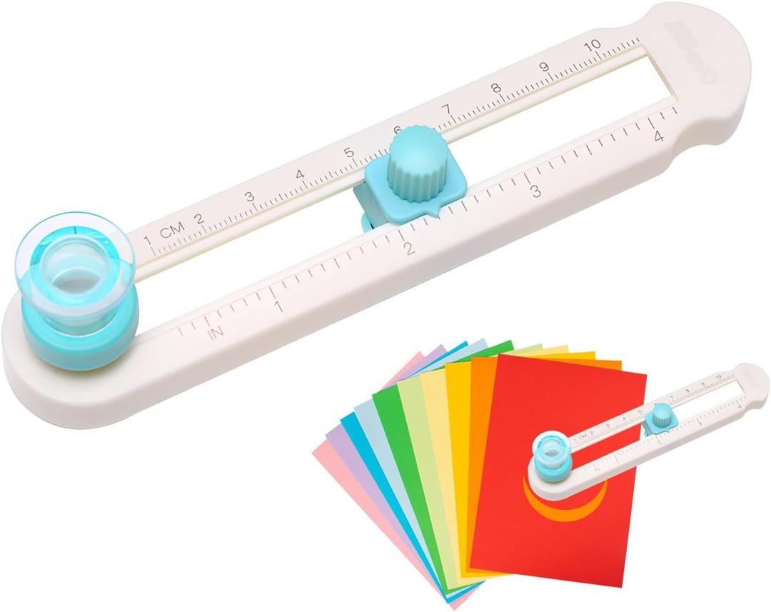 1 Pcs Circle Cutter,Circle Cutters For Crafts,Circle Paper Cutter,Circle Cutter Paper,Round Paper Cutter,Multi Purpose With Bottom Blade Guard, Easy Operation, Smooth Cutting