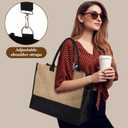 Paterr 36 Pcs Burlap Tote Bags Bulk Jute Tote Bag and Cosmetic Bag Set Burlap Gift for Women Beach Bridesmaid Shopping Travel DIY (Brown)