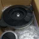 GANIZA Food Processors, Electric Food Chopper with Meat Grinder & Vegetable Chopper - 2 Bowls (8 Cup+8 Cup) with Powerful 450W Copper Motor - Includes 2 Sets of Bi-Level Blades for Fruits/Meat/Nuts (Black)