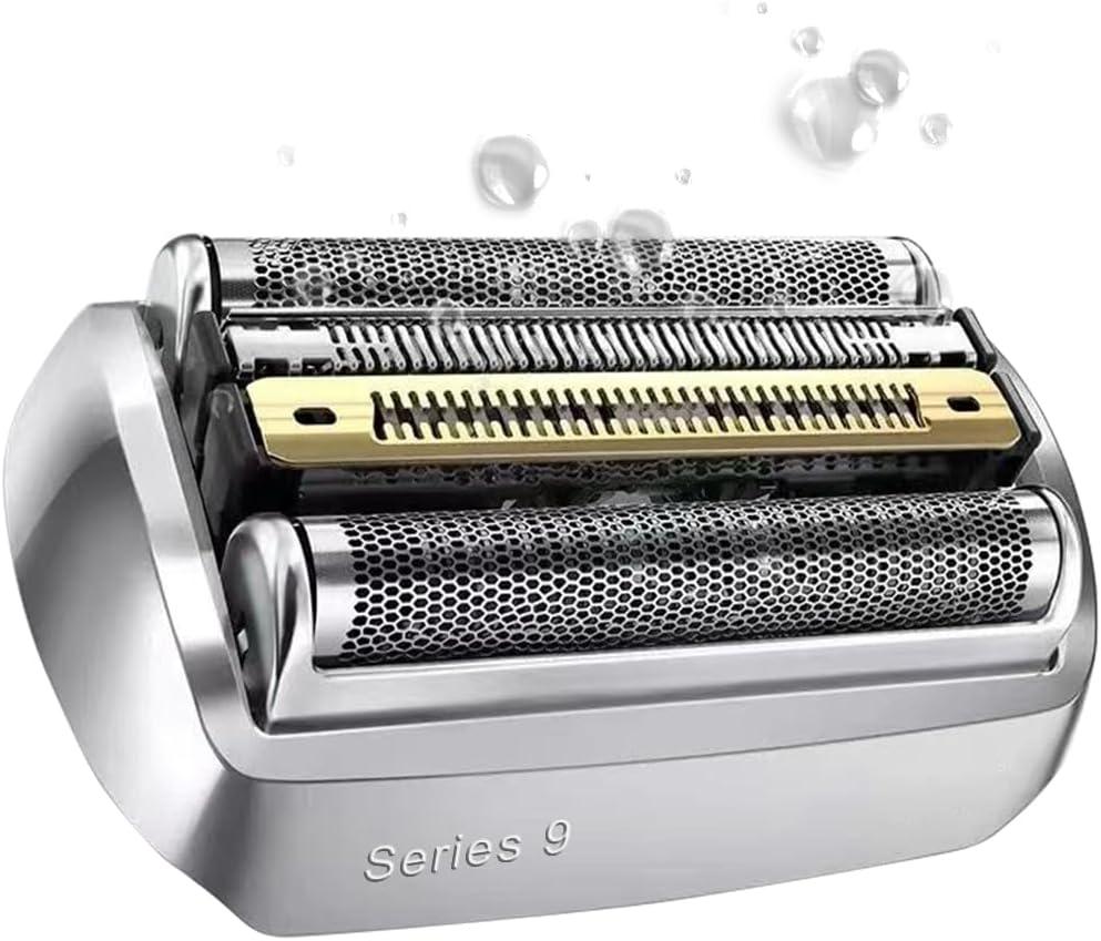 92S Series 9 Electric Shaver Replacement Head Compatible with All Braun Series 9 Electric Razors Replacement Heads,Compatible with 9477cc,9330s,9465cc,9460cc,9419s,9390cc,9385cc (92S-Silver)