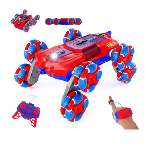 8WD Gesture Sensing Stunt RC Cars - 2.4Ghz 360° Rotation Remote Control Car with Spray, Light & Sound, Transform Drift Climbing Racing Vehicle, Birthday Toys for Ages 8-13 Boys Girls