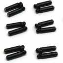 Pack of 10 Fishing DIY Double Collar Slip-On Jig Rattles