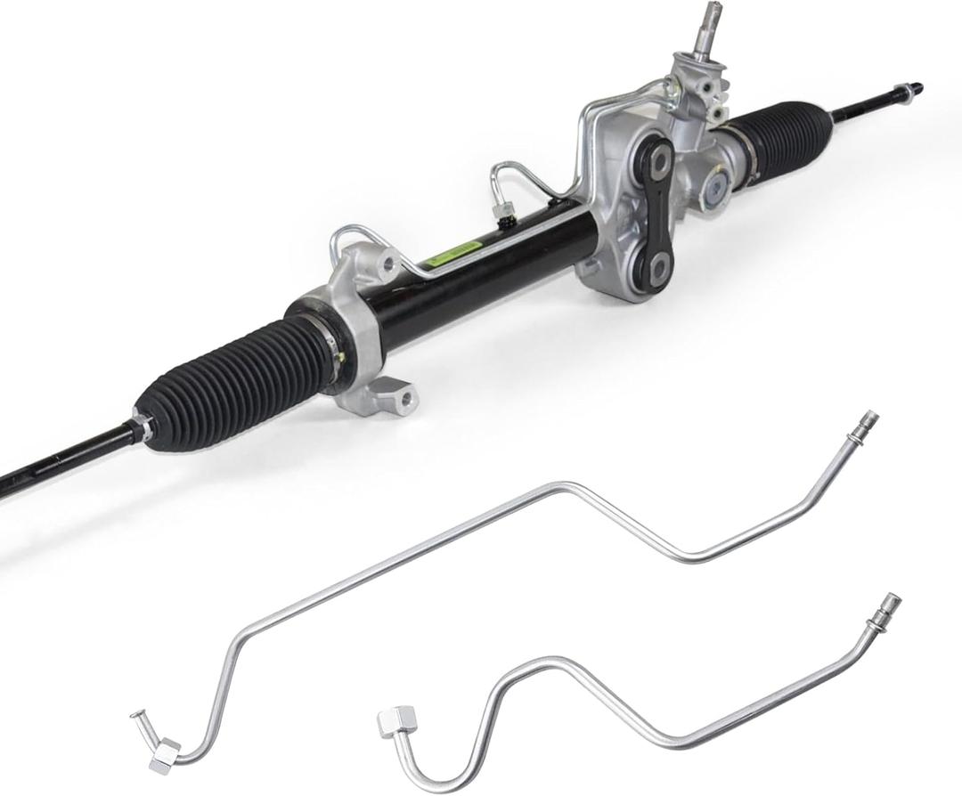 15254059 15254058 Rack Pinion Transfer Lines Fit for (2008-2014) GMC Sierra/Yukon for Chevrolet Avalanche/Tahoe/Suburban/Silverado for Cadillac Escalade ESV Hard lines on Rack Replacement