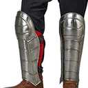 ARTIZANSTORE Medieval Gladiator Greaves Leg Guard Armor Set, Knight Crusader Steel Leg Armour, Gothic Medieval Knight, Halloween Warrior Medieval Costume