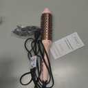 Farery Thermal Brush Extra Long Barrel, 1.5 Inch Hot Curling Wand for Big Bouncy Curls, Non-Blowing Heated Round Brush, Ceramic Curling Wand for Medium & Long Hair, 9 Adjustable Temps, Dual Voltage