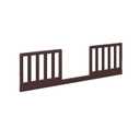 Storkcraft & Graco Toddler Safety Guardrail Kit with Slats (Espresso) GREENGUARD Gold Certified, Converts Compatible Storkcraft & Graco Crib to Toddler Bed, Kit Includes 2 Guardrails