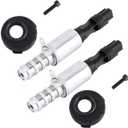 2PCS VCT Camshaft Variable Valve Timing Solenoid for Ford Expedition Explorer F150 F250 F350 Mustang Lincoln Navigator Mercury Mountaineer 3V 5.4L 4.6L, Replace# 8L3Z-6M280-B with Cam Seals & Screws