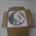 Cordless Rattan Floor Lamp with 3 Color Temperature, Dimmable Rechargeable Farmhouse Floor Lamp with Pull Cord Switch Boho Tall Standing for Living Room/Bedroom/Home Bulb Included (White)