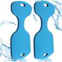 Outus 4 Pcs Water Saddle Float Adults Pool Float Soft Foam Whale Tail Seats Lake Chair Lakes Swimming Supplies (Blue Black), 31.5 inches x 15.75 inches x 1.38"