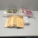 LemonRoad 1 Set Christmas Cutting Board Gift Christmas Tree Cutting Board with Knives Forks Kitchen Towels Merry Gift Tags Charcuterie Boards Bamboo Serving Tray for Xmas Birthday Party Favors