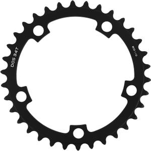 BUCKLOS 110BCD Bike Chainring Set with Pin, Double Round 5 Bolts Aluminum Chainring 50T 34T 52T 36T 53T 39T for Road Bike Bicycle Fits 8 9 10 11 Speed Chains