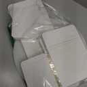 Set of White Plastic and Wooden Display Boards