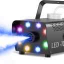 700W Fog Machine with 8 RGB LED Lights, Smoke Machine with 14 Colorful LED Lights Effect for Stage Party Halloween Christmas DJ Performance Wedding