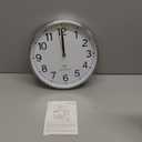 Atomic Analog Wall Clock, 10Inch Radio Controlled Sets Automatically Wall Clock, Decorative for Living Room Office School