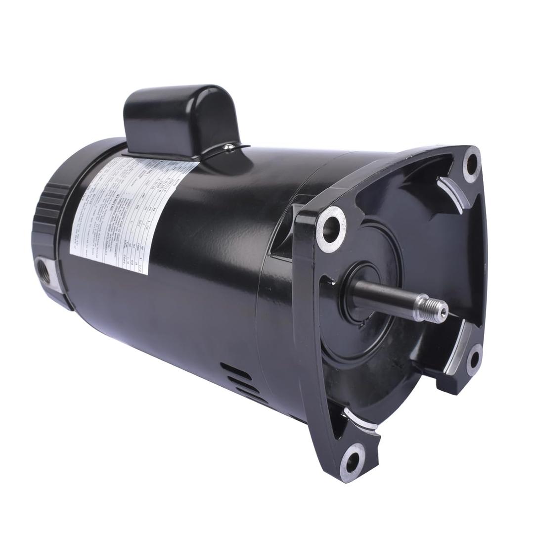 GELUOXI B2854 Pool Pump Motor 1.5 HP Replacement for A.O. Smith/Century 1-1/2HP, 115/230V, 3450 RPM, 8.0/16.0Amps, 56Y Frame 1.1 Service Factor