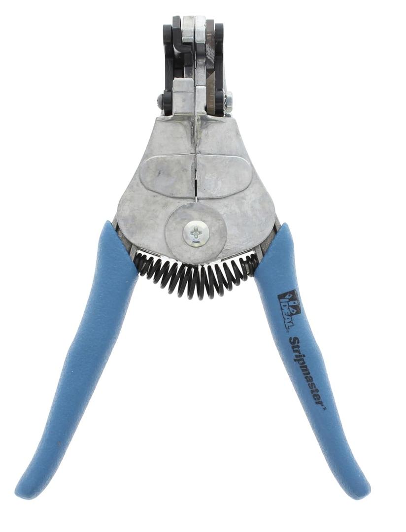 IDEAL Electrical Stripmaster Wire Stripper, Blue, 12 to 8 AWG, 6-1/2 in