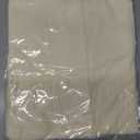 Runcati Mens Button Down Linen Shirts Short Sleeve Casual Summer Beach Tops (Beige)