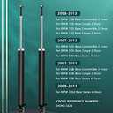 Shocks Absorbers, AUTOMUTO Auto Shocks Absorber Kit 2x Rear Struts fits 2007 2008 2009 2010 2011 2012 for Nissan Versa 343465 5626