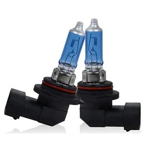 2 PCS 9006 Car Halogen Bulbs, Ultra White Light Bulbs, 12V 100W Front Fog Light Bulb, Super Bright High Beam Low Beam Bulb Auto Lights Universal for Most Cars, Trucks, SUVs (White)