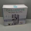 CASABREWS CM5418 Espresso Machine 20 Bar, Compact Espresso Maker with Steam Milk Frother, Stainless Steel Coffee Machine with 34oz Removable Water Tank for Cappuccino, Latte, Silver
