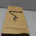 Acer Single Monitor Mount, Fully Adjustable Monitor Arm Fits 17 to 34 Inch Screens, Gas Spring VESA Mount with C-Clamp & Grommet Base, Computer Desk Arm with Tilt Swivel Rotate Supports 4.4-19.8 lbs