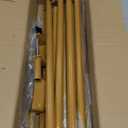 Over The Table Rod Stand with Clamps, Gold Metal Table Arch Adjustable 38"-47" Tall 34"-102" Length, Table Balloon Arch for Wedding, Anniversary, Birthday, Party, Christmas Decoration
