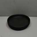 6 Pack 6 inch Plant Saucer Tray, Flower Pot Saucers, Heavy Duty Plastic Plant Trays for Pots Dray Tray (6", Black)