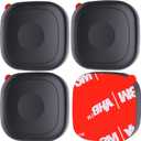 4 Pack for Tile Life360 Mate 2024/2022 Bluetooth Tracker Adhesive Mount, Silicone Waterproof Case with 3M Adhesive Sticker Stick on Car/Bike/Luggage, Hidden Tile Mate Full Protective Holder Anti-Lost