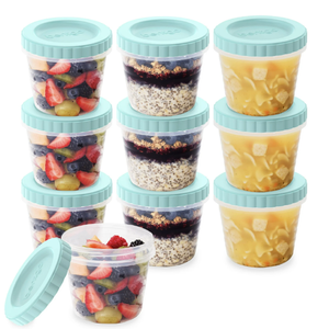 Bentgo Prep - 20 Piece 16 fl oz Leak-Proof Deli Containers with Lids, Food Storage for Meal Prep, Twist-Top, Reusable, PFAS & BPA-Free, Stackable, Microwave, Freezer, & Dishwasher Safe